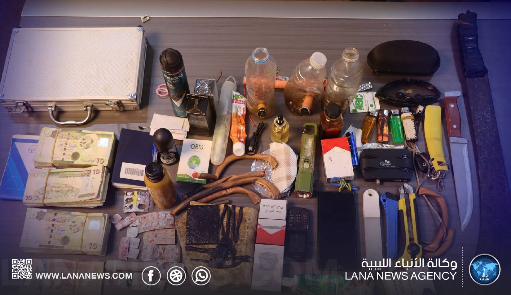 ضبط مخدرات وسلاح ناري خلال مداهمة أمنية بالمرج