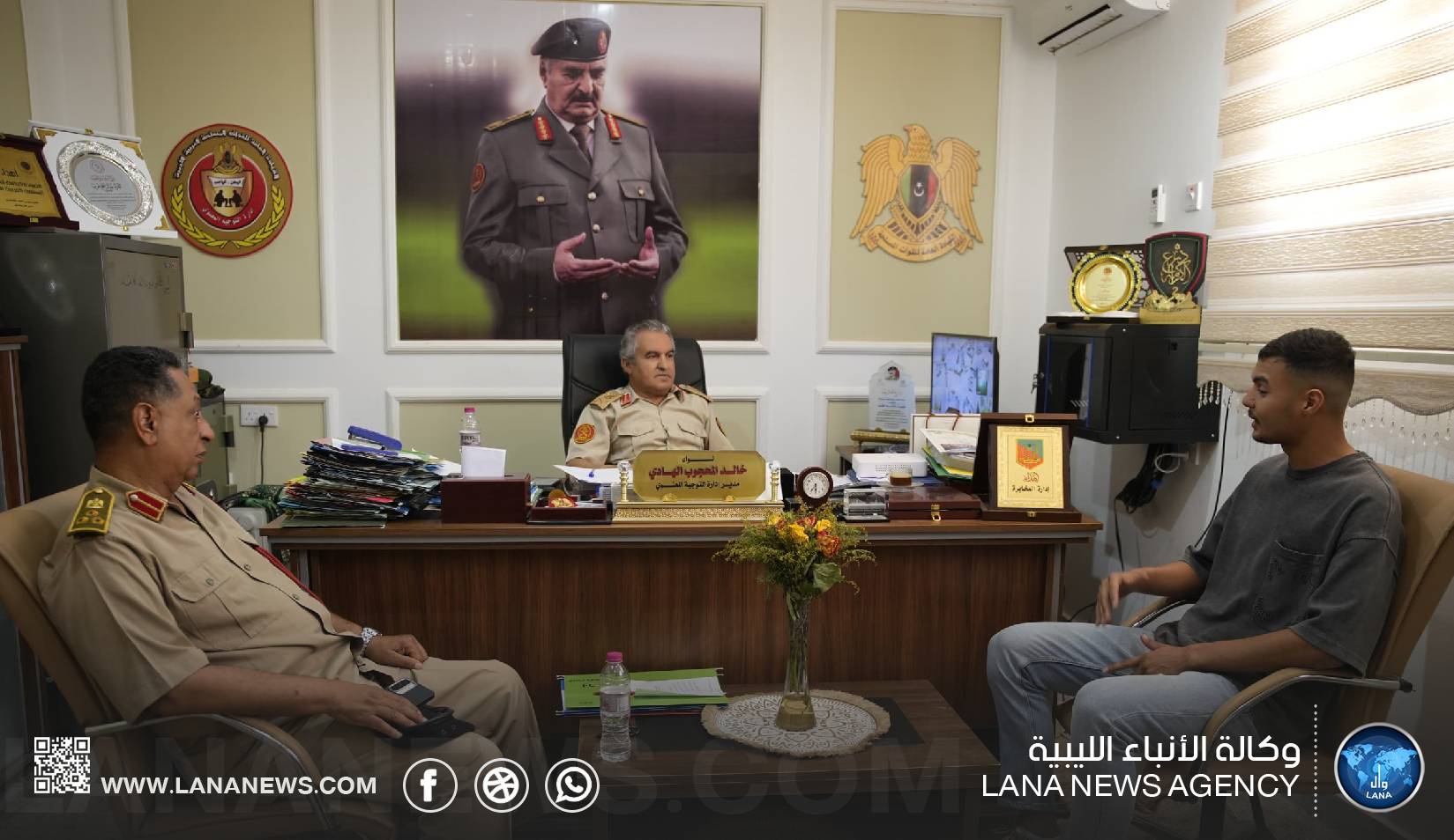 إدارة التوجيه المعنوي تستقبل دفعة جديدة من حملة المؤهلات الجامعية