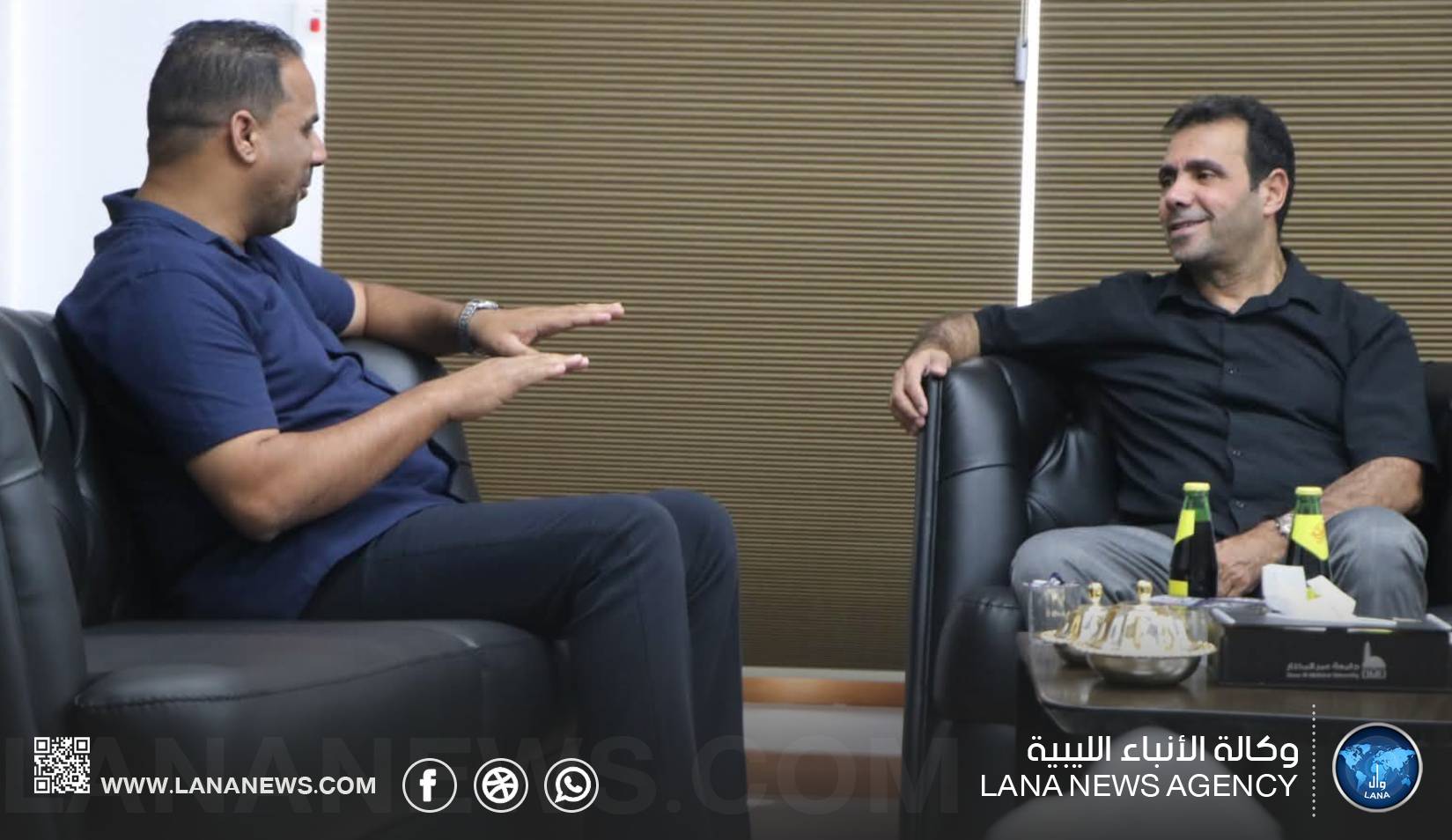 مدير شؤون الجامعات يبحث تطوير العملية التعليمية بجامعة عمر المختار