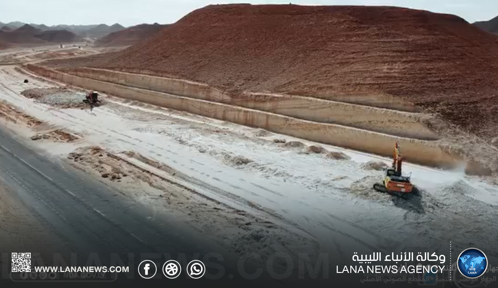 إنجاز 90 بالمائة من الأعمال الترابية بالطريق الدولي سرت – سوكنة