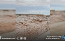 مرور الجبل الأخضر يحذر السائقين من سيول الطريق الصحراوي المخيلي