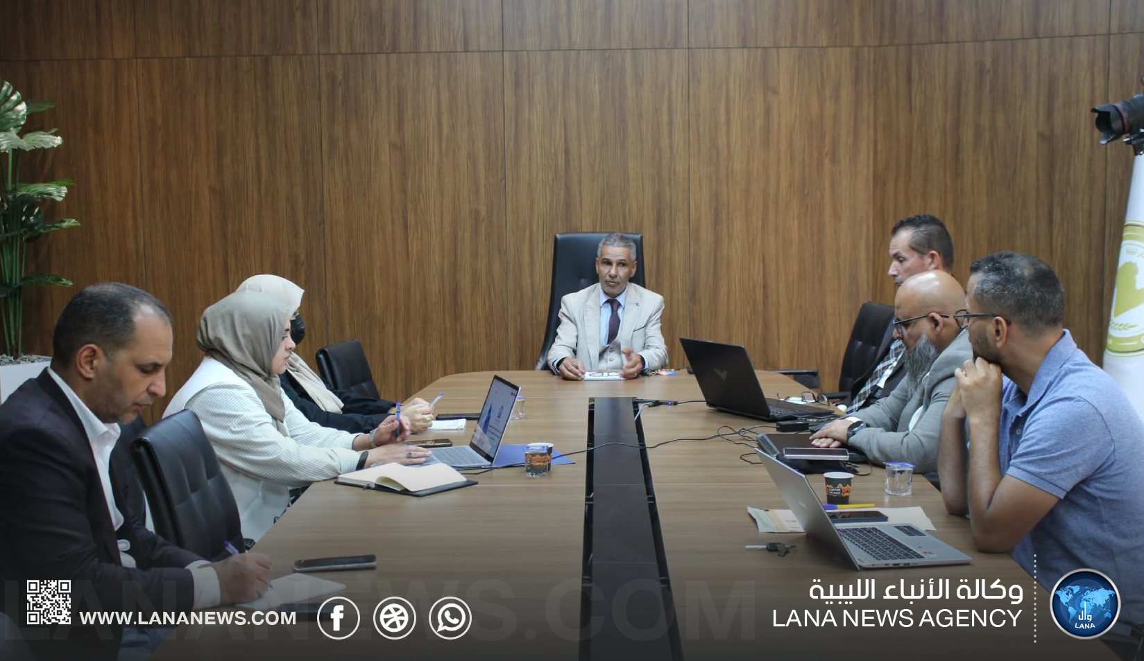 لجنة النضج الرقمي بجامعة سرت تستعرض تقارير مشروع التحول الرقمي للجامعات