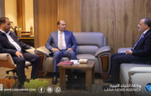 وزير التعليم العالي يبحث مع رئيس جامعة بنغازي ترتيبات عودة الكليات إلى مقرها الرئيسي