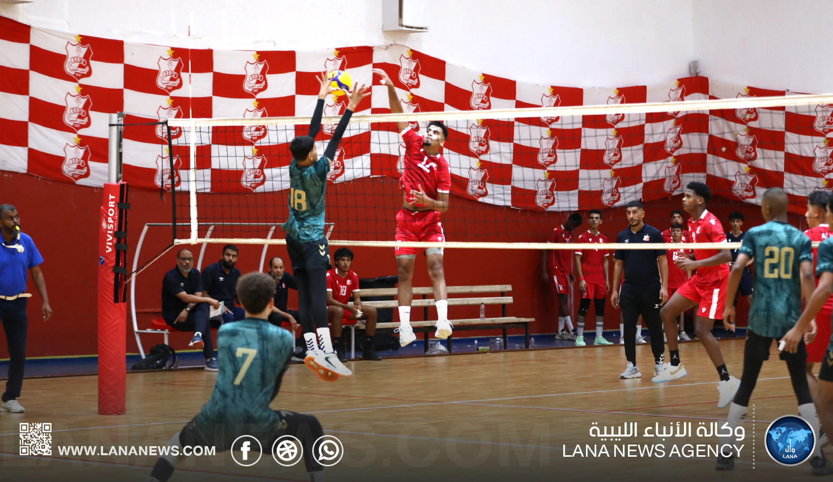 الأهلي بنغازي يستهل مشواره بالفوز على النصر في نهائيات ليبيا للكرة الطائرة تحت 17 سنة