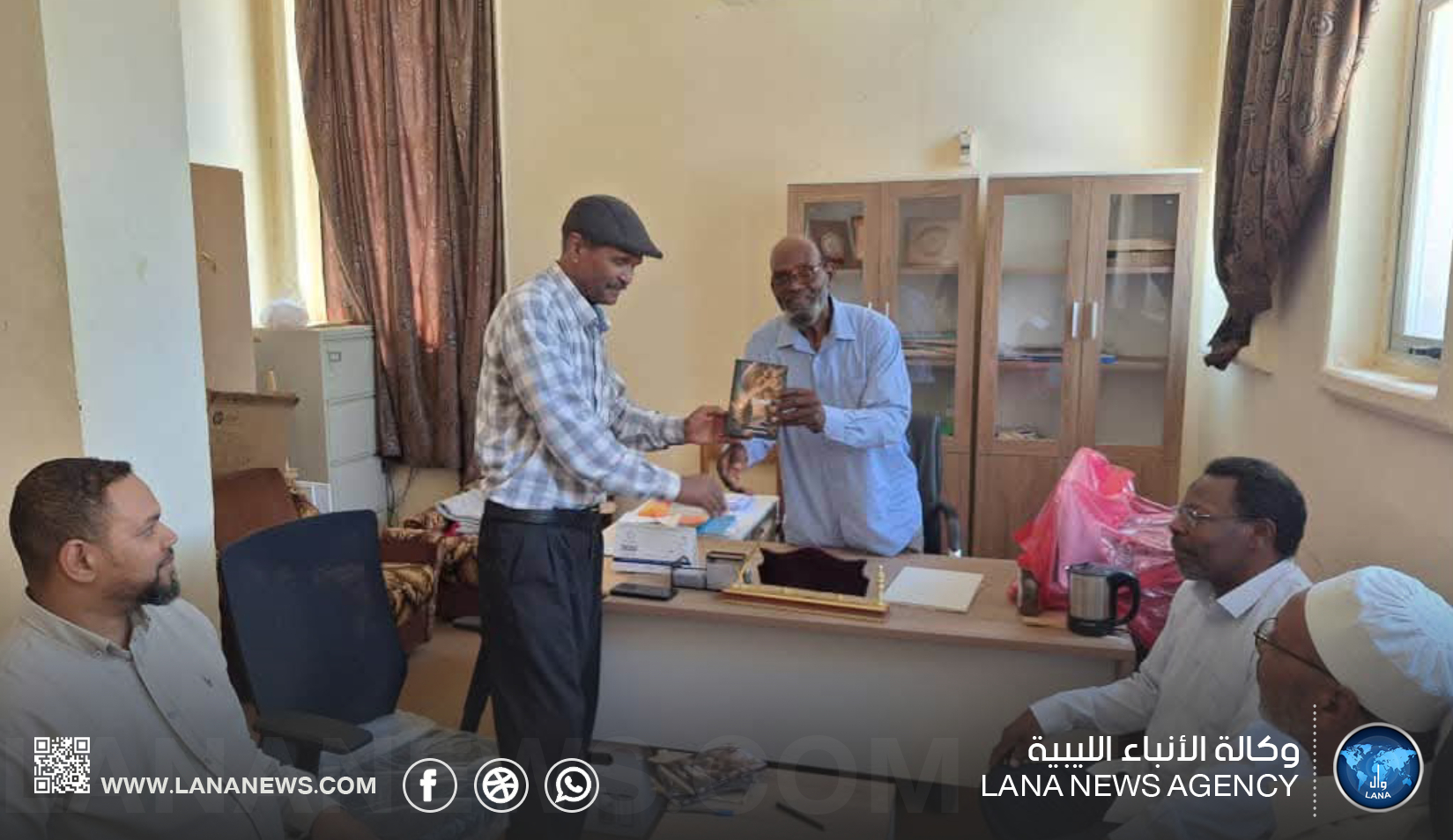 جامعة وادي الشاطئ تتسلم مؤلفات علمية جديدة