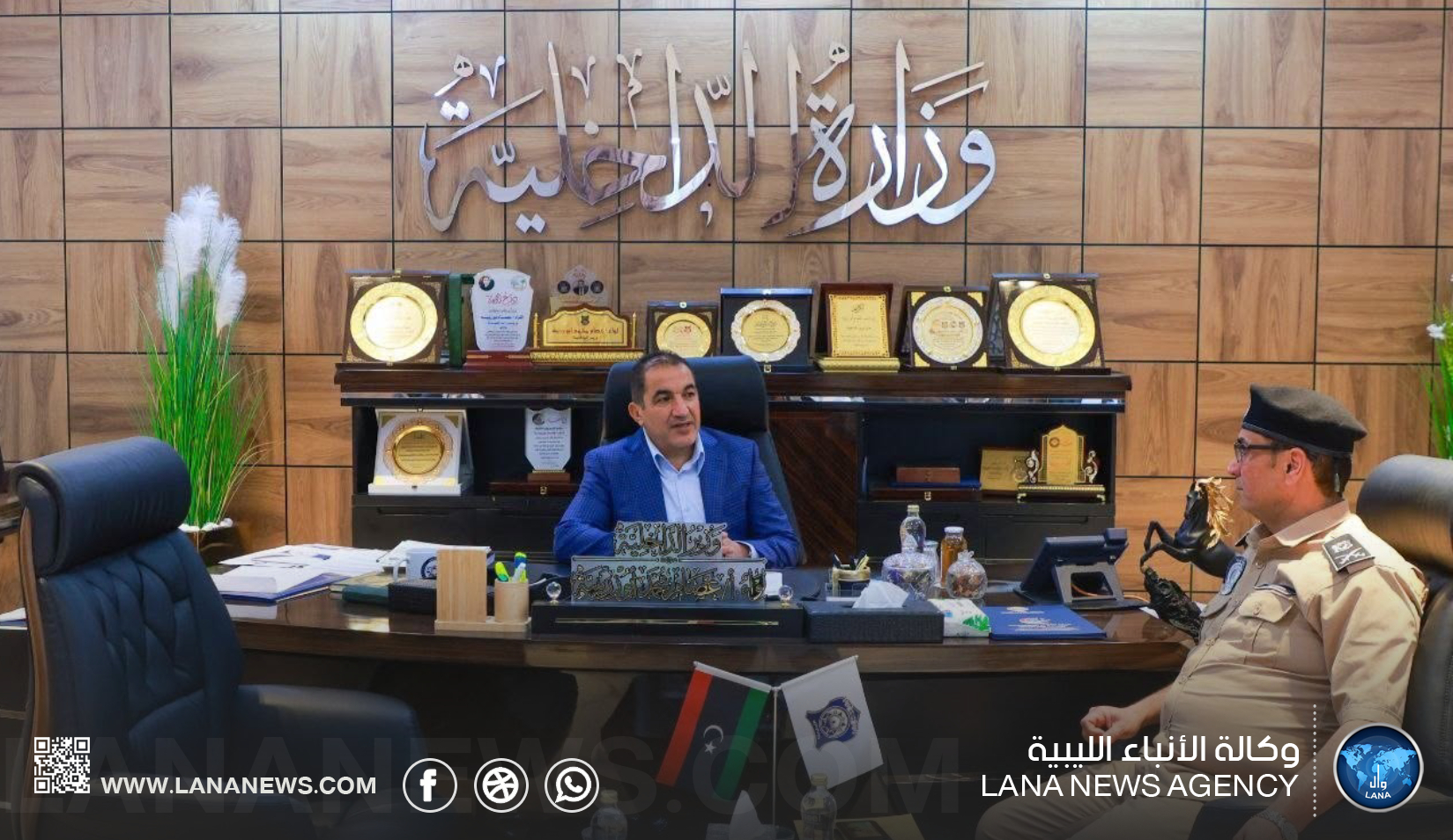 أبوزريبة يوجه بسرعة تركيب الأجهزة الحديثة والبدء في إصدار جوازات السفر
