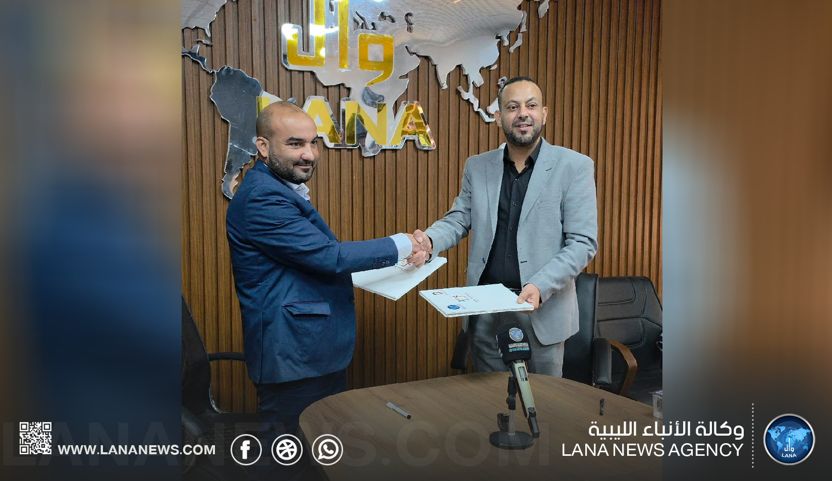 شراكة إعلامية بين وكالة الأنباء الليبية وصحيفة الكشافة الإلكترونية