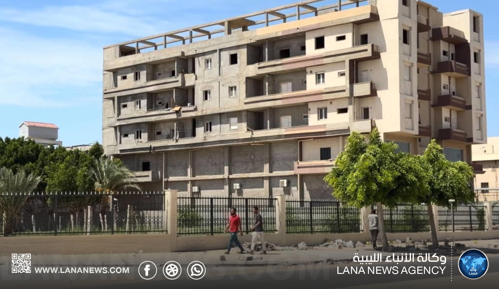 حصر مبان مخالفة بسرت تمهيدا لإزالتها