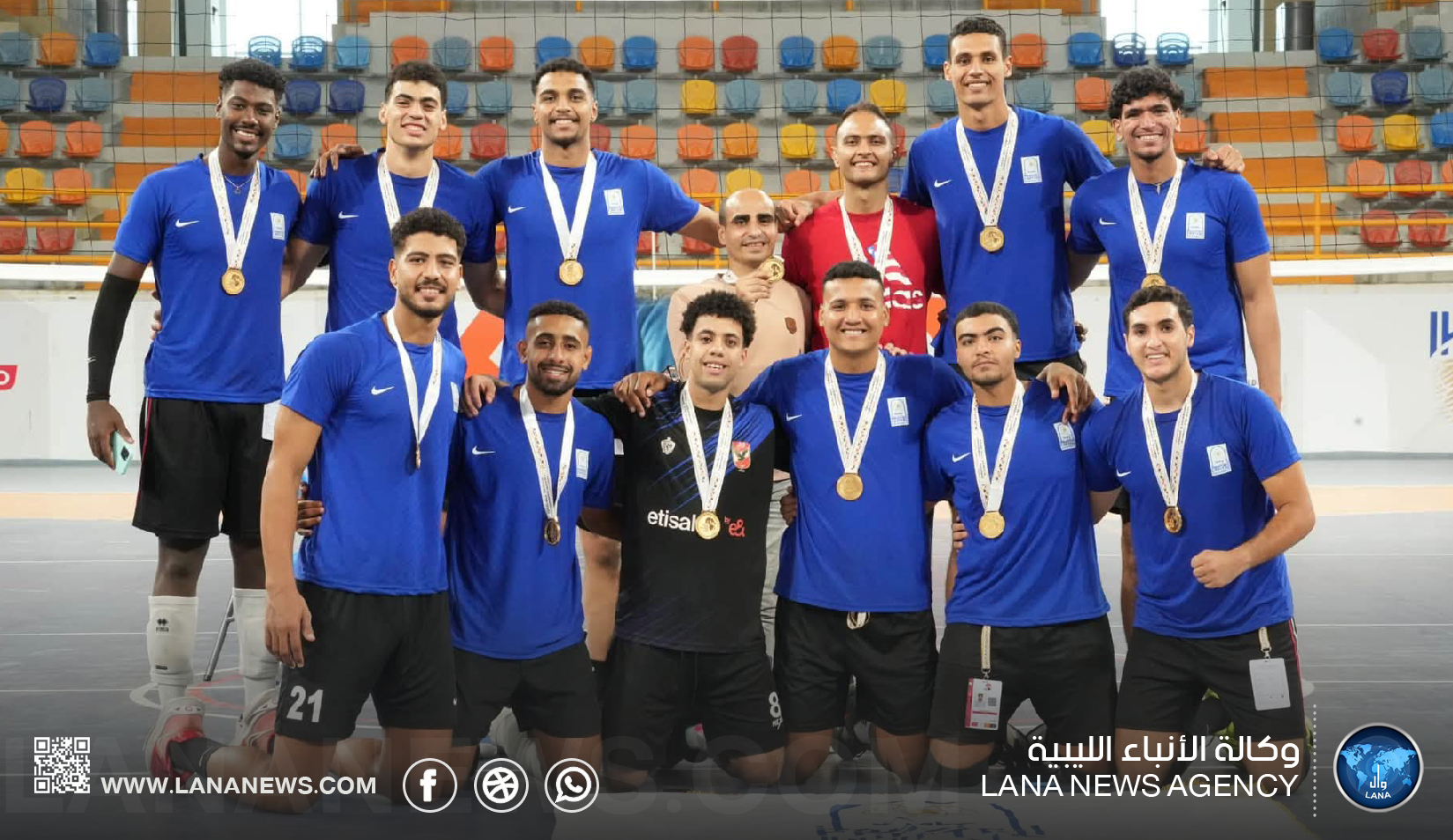 جامعة بنغازي تتوج بذهبية كرة القدم للصالات في بطولة أفريقيا للجامعات