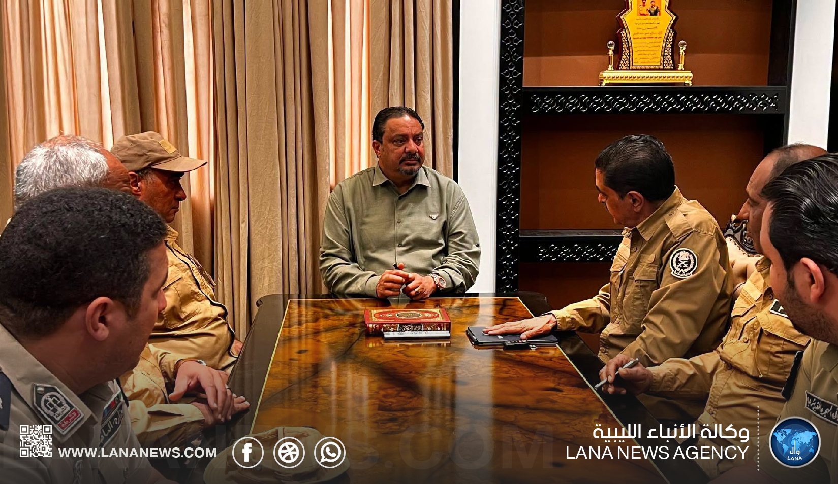 مكافحة الهجرة تتابع جاهزية فرع بنغازي الكبرى وإجراءات الترحيل