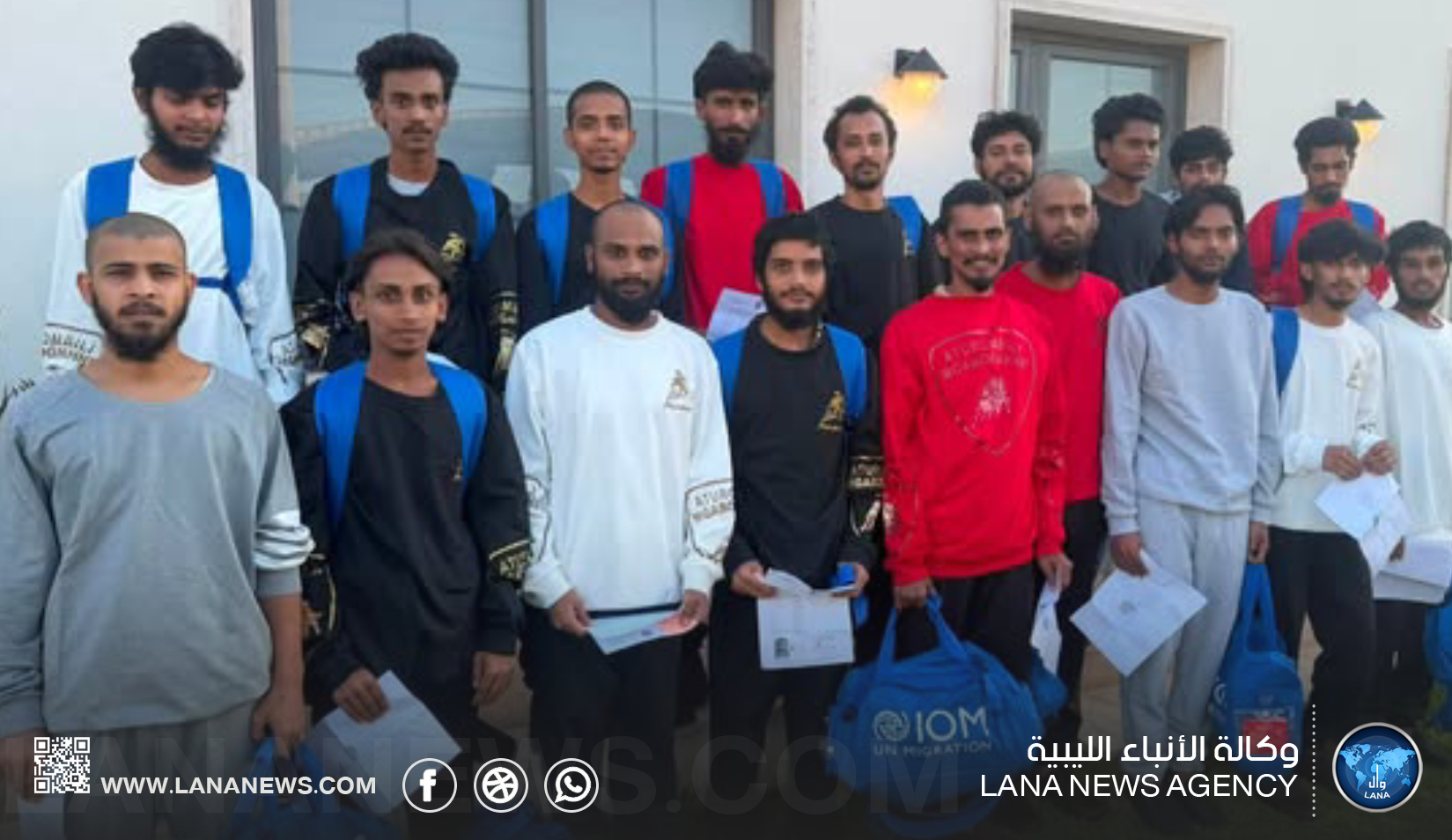 ترحيل مهاجرين بنغاليين عبر مطار معيتيقة الدولي