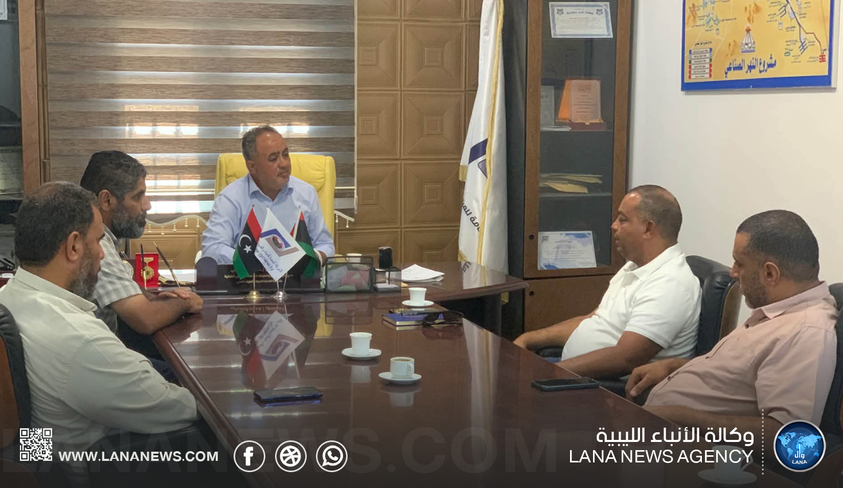 اجتماع بسرت يبحث أوضاع خدمات المياه والصرف الصحي بمنطقة ودان