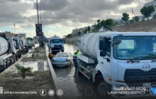 سحب 478 ألف متر مكعب من مياه الأمطار في طرابلس خلال 3 أيام
