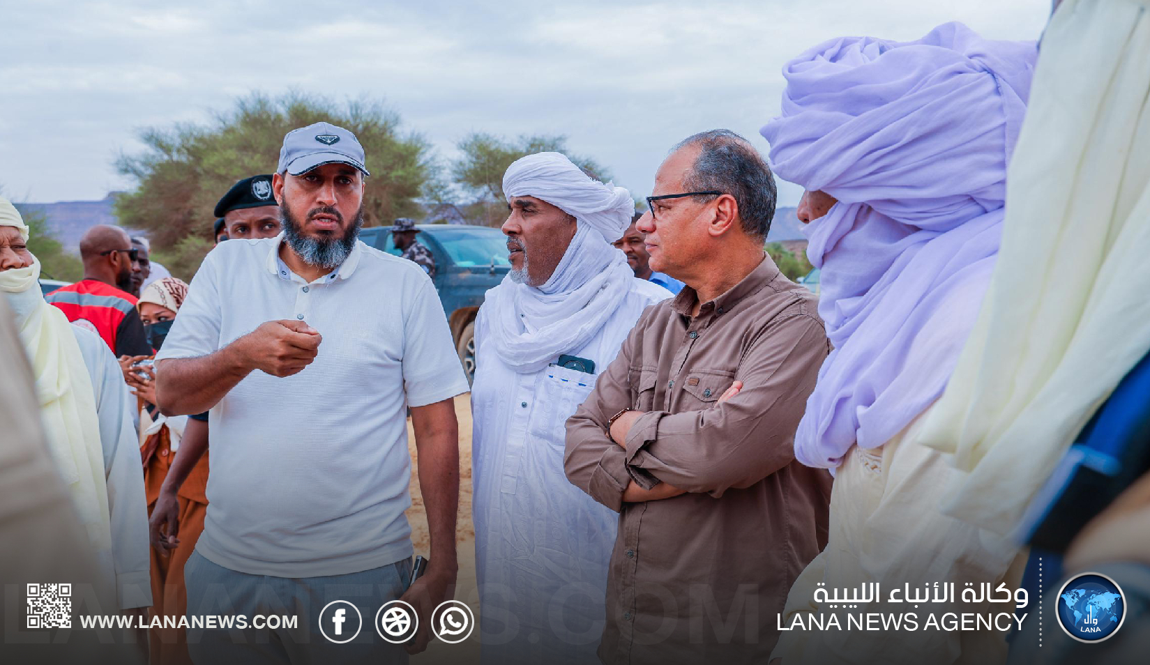 موسع| متابعة ميدانية لأضرار السيول في غات وتوجيهات لمعالجة الخدمات