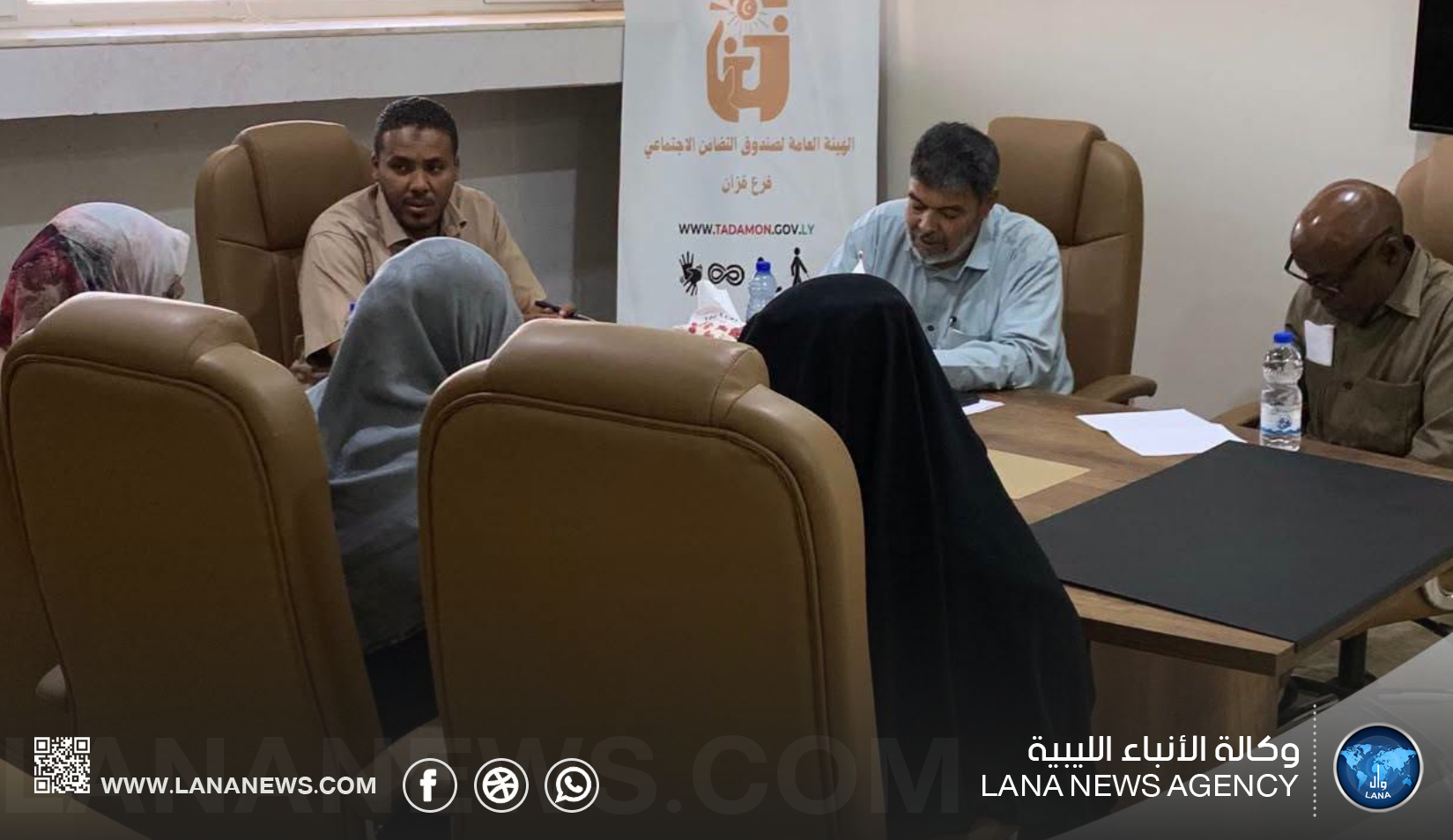 مدير تضامن فزان يبحث تحديات المراكز التابعة للفرع