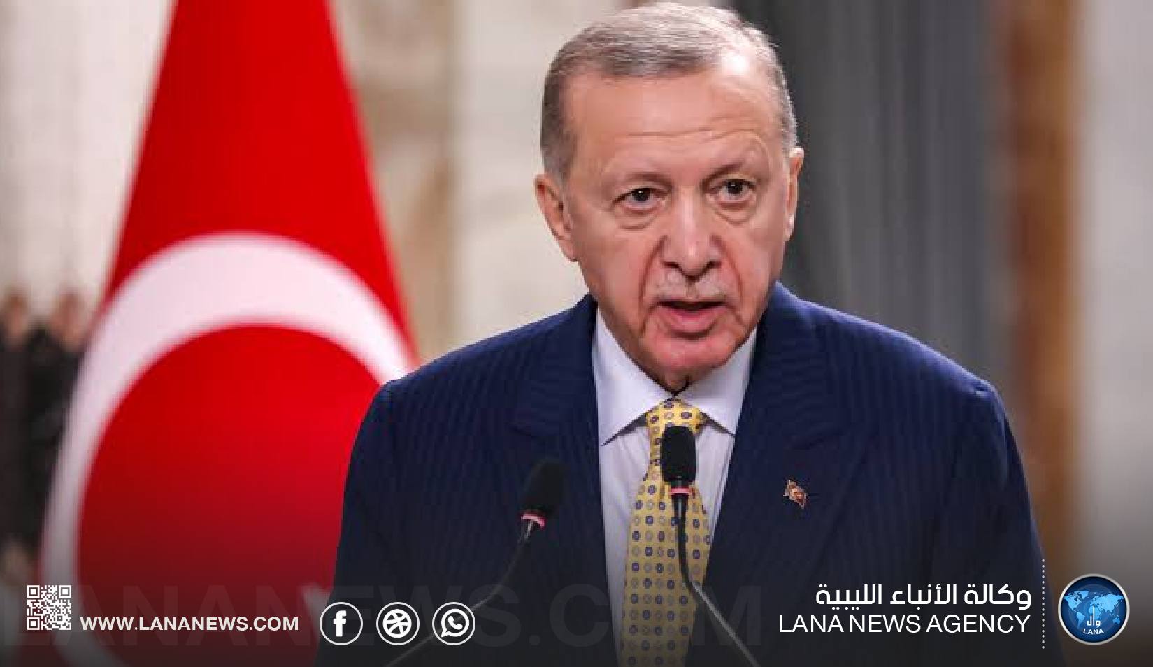 أردوغان يرحب باعتماد مذكرة التفاهم البحرية مع تركيا