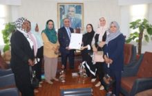فريق منظمة ماجدات يلتقي برئيس إدارة الشركة الليبية للموانئ