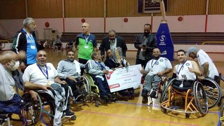 نادي بنغازي لكرة السلة على الكراسي المتحركة يفوز ببطولة ليبيا 2021