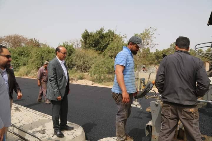 رئيس بلدية بنغازي يتفقد تنفيذ عدد من المشاريع داخل المدينة