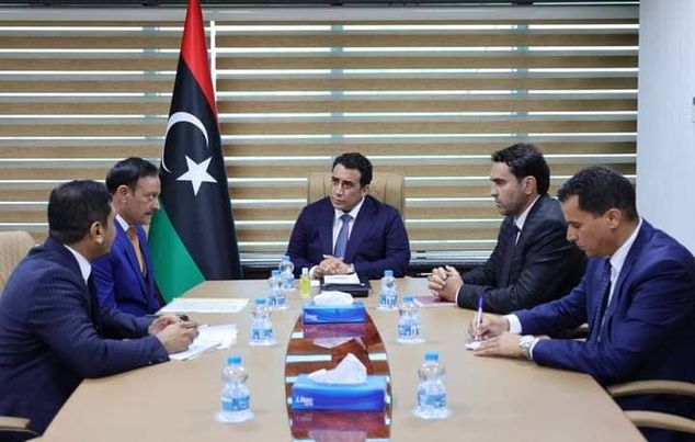 المنفي يبحث مع سفير باكستان لدى ليبيا سُبل تعزيز التعاون بين البلدين في عديد المجالات