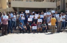 مراسل وال| وقفة احتجاجية لنقابة عمال كهرباء بنغازي