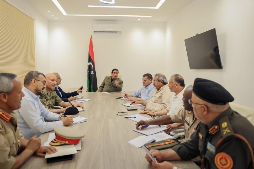 المجلس الرئاسي القائد الأعلى للجيش الليبي يعقد اجتماعًا طارئًا بطرابلس