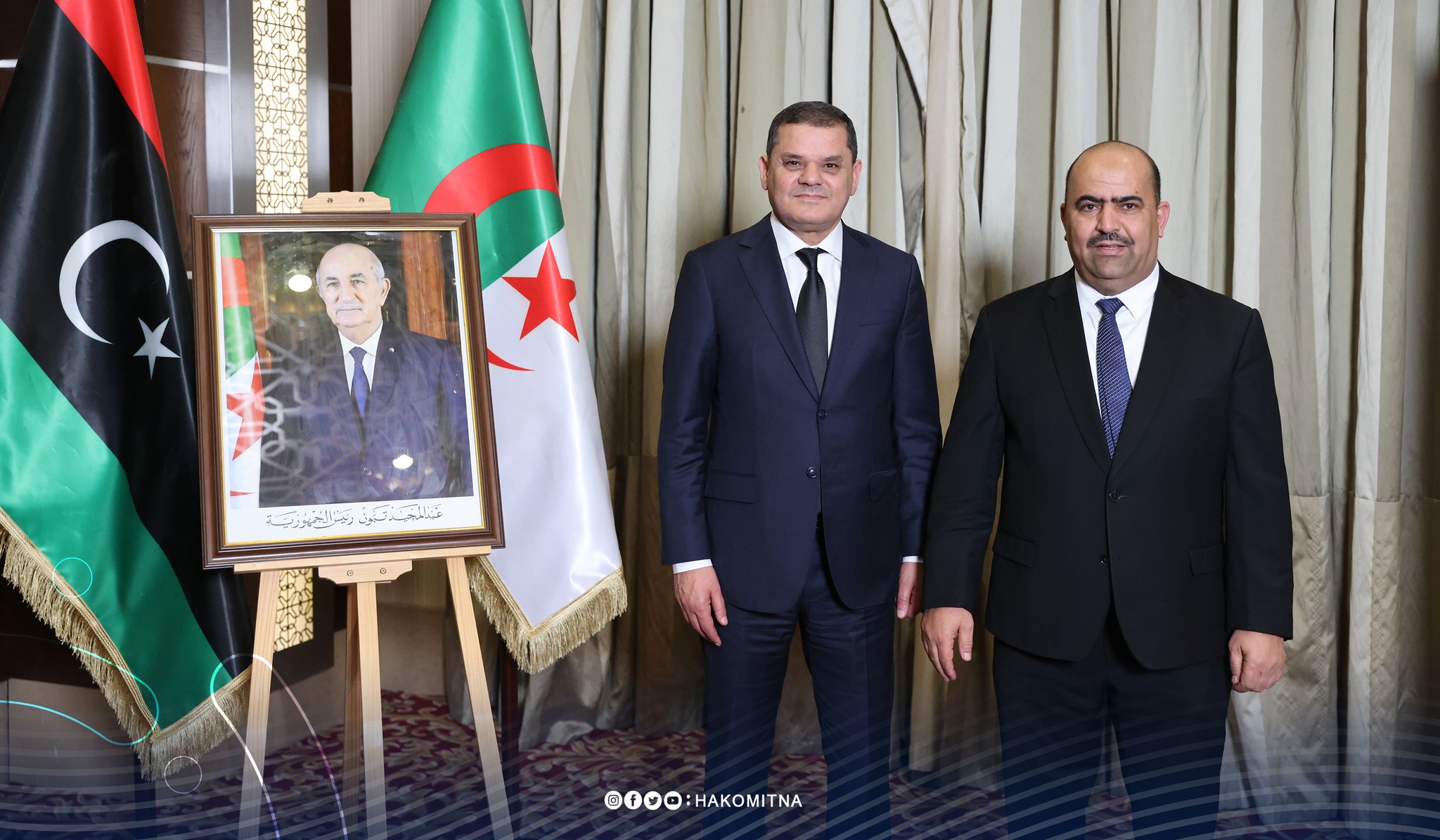 رئيس حكومة الوحدة يشارك في احتفالية الذكرى الــ 68 لاندلاع الثورة الجزائرية