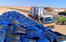 فريق العمل التطوعي بودان يتسلم موادًا ومعدات لصيانة طريق ودان أبونجيم
