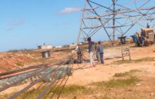 صيانة 80 % من خط نقل الطاقة شمال بنغازي سي فرج