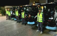 بالصور| جهاز طارق بن زياد : وصول عددٍ من سيارات الكنس الآلي الحديثة لتنظيف بنغازي
