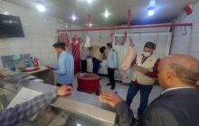 البلدي بني وليد يقوم بحملة تفتيش على المحال التجارية لبيع اللحوم والسلخانات بالبلدية