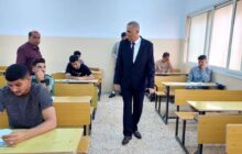 مراقب تعليم الأبيار يتفقد لجان الامتحانات النهائية للشهادة الثانوية