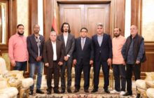 الرئيس يلتقي وفداً من شباب قبيلة القذاذفة والقوى الوطنية