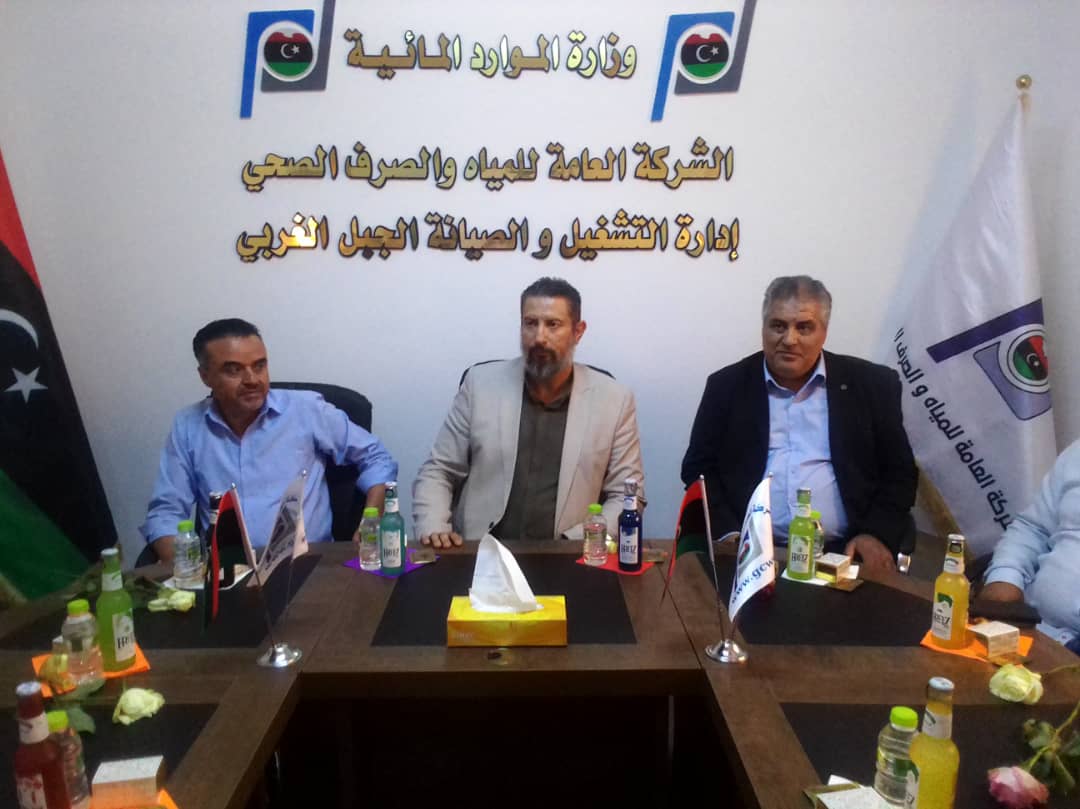 افتتاح المقر الجديد لشركة المياه والصرف الصحي وإدارة التشغيل والصيانة الجبل الغربى