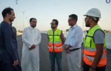 حمّاد يتفقد سير الأعمال بجسر الهواري - فينسيا
