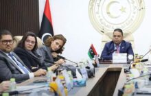 العابد يبحث مع وفد منظمة العمل الدولية سبل الاستفادة من خبراتها في مجال التدريب والتأهيل.