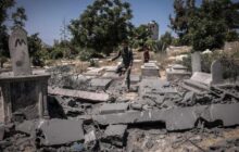 استشهاد 10 فلسطينيين في قصف إسرائيلي لمقبرة بيت لاهيا