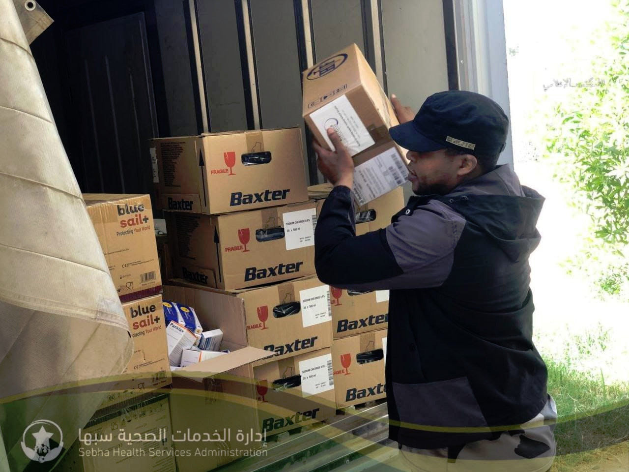 الإمداد الطبي سبها يُسلِّم المراكز الصحية بالمدينة شحنة من الأدوية 