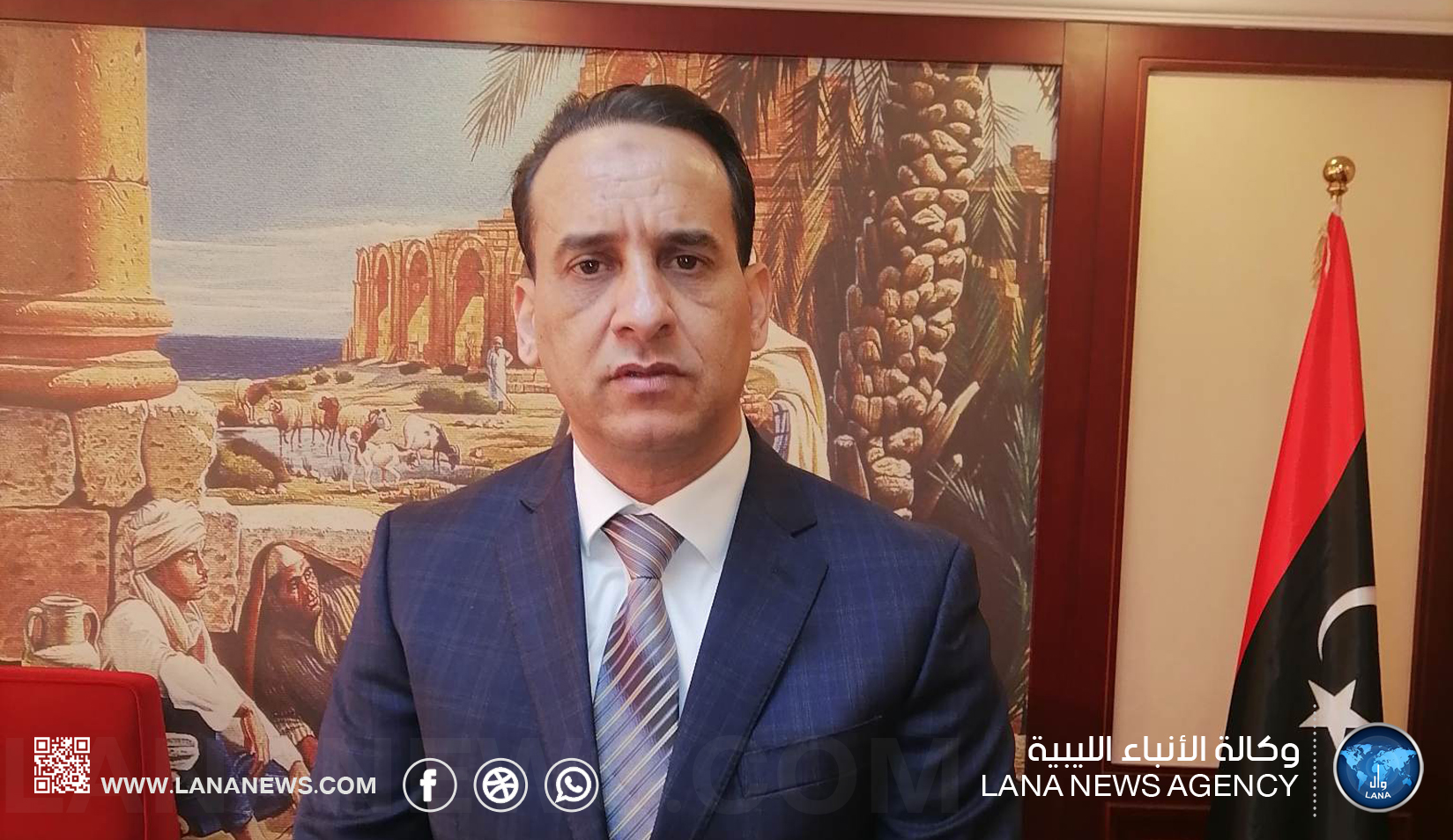 القائم بأعمال سفارة ليبيا في الصين لـ(وال): الجانب الصيني يأمل العودة لاستكمال مشاريعه المتوقفة في ليبيا