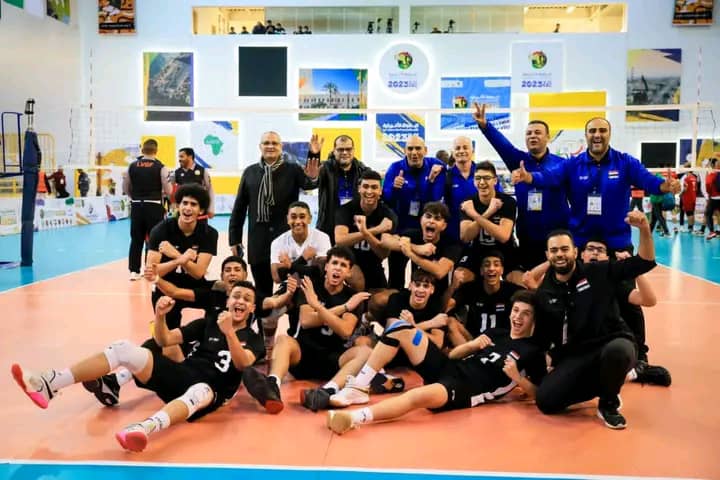 المنتخب المصري في صدارة الترتيب لبطولة أفريقيا لكرة الطائرة الناشئين