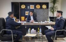 وزير الداخلية بالحكومة الليبية يناقش مع مدير أمن 