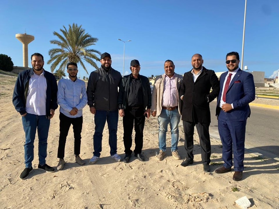 طاقم إعلامي من وكالة الأنباء الليبية وقناة المستقبل يزور بلدية البريقة