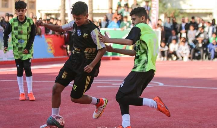 إثارة وندية في دوري الحميضة الرمضاني 2024