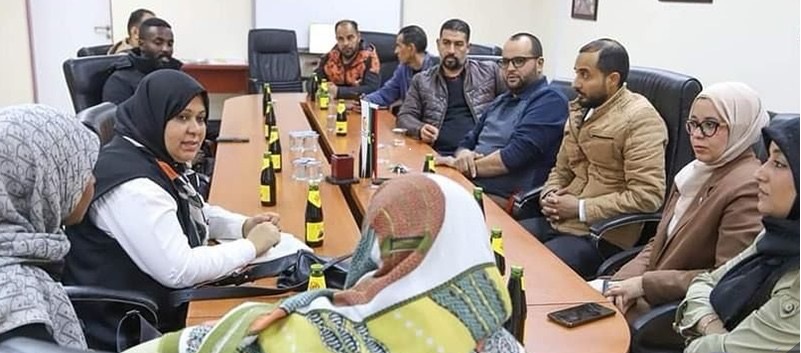 رئيس قسم المخلفات الطبية يزور مركز بنغازي الطبي