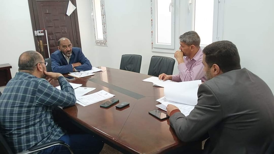 سرت | بحث التعديات على الأصول والممتلكات الخاصة بمكتب الثقافة والفنون سبها