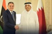 الدبيبة يبحث مع وزير الخارجية القطري التطورات الإقليمية