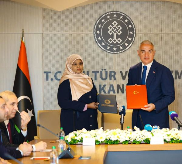 ليبيا توقع مذكرة تفاهم لتعزيز التعاون الثقافي مع تركيا