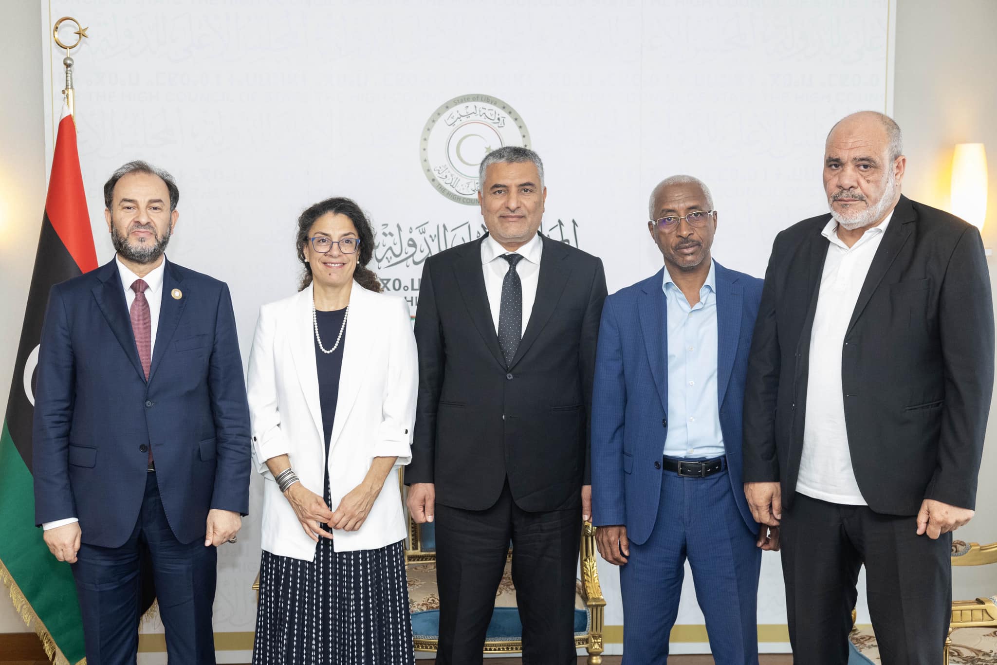 تكالة يبحث مع ستيفاني خوري مستجدات الوضع السياسي في ليبيا