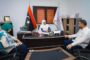 أبو جناح يبحث النشاطات الطلابية ومستقبل الطلبة في جامعة وادي الشاطئ