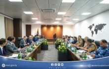 داخلية الوحدة تبحث مع وفد أمني أوروبي قضايا الهجرة وأمن الحدود